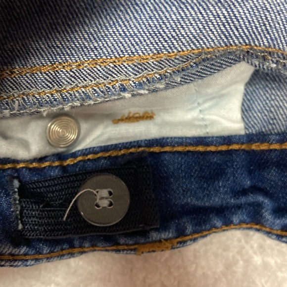 Zara baby boy distressed patched indigo jeans 12/18m - Picture 7 of 7